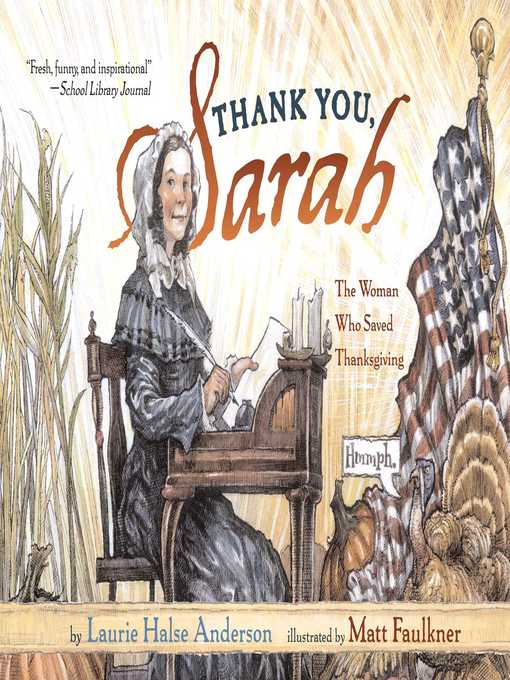 Title details for Thank You, Sarah by Laurie Halse Anderson - Available